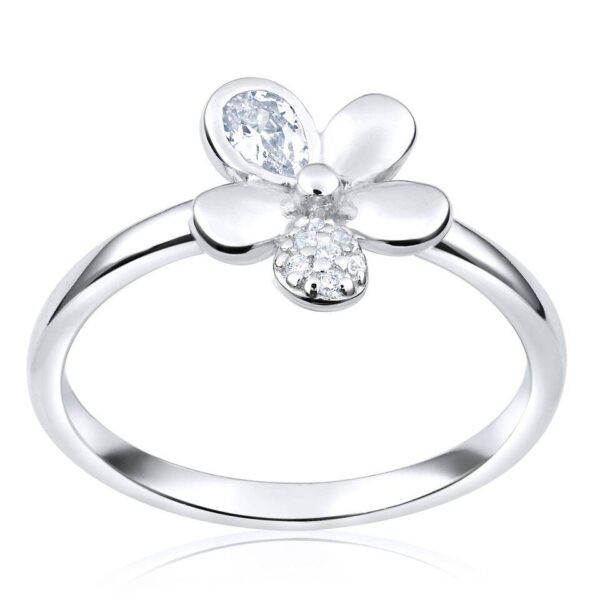 Sterling Silver Flower Ring