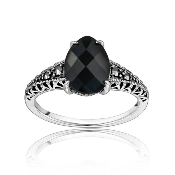 Sterling Silver Marcasite Ring