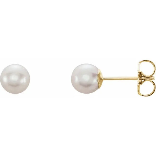Freshwater Pearl Stud Earrings