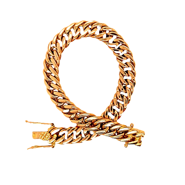 Estate Rose Gold Bracelet - Sapphires Jewellers