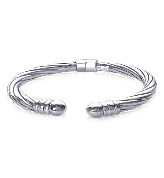 Sterling Silver Electroform Bangle