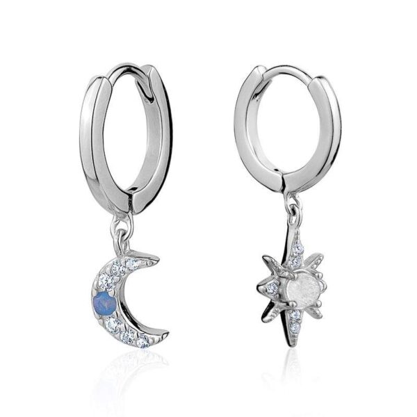 Sterling Silver Moonstone Earrings