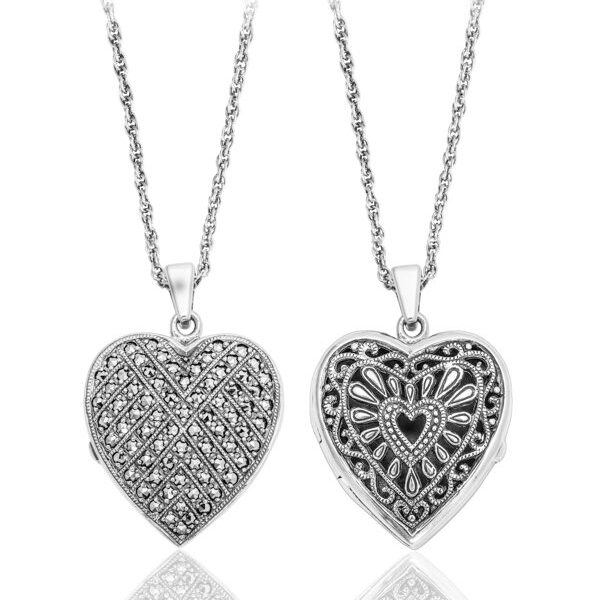 Silver Locket Necklace