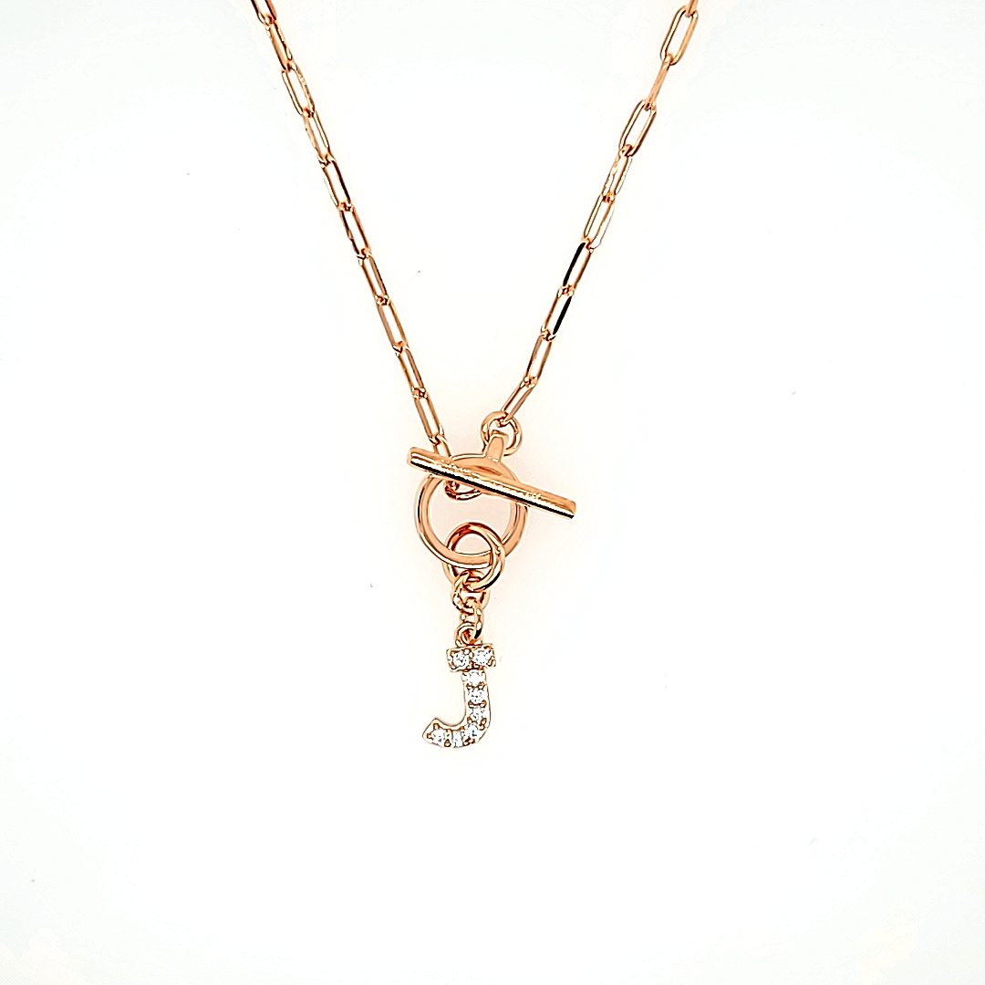 Bronzallure Initial Necklace - Sapphires Jewellers
