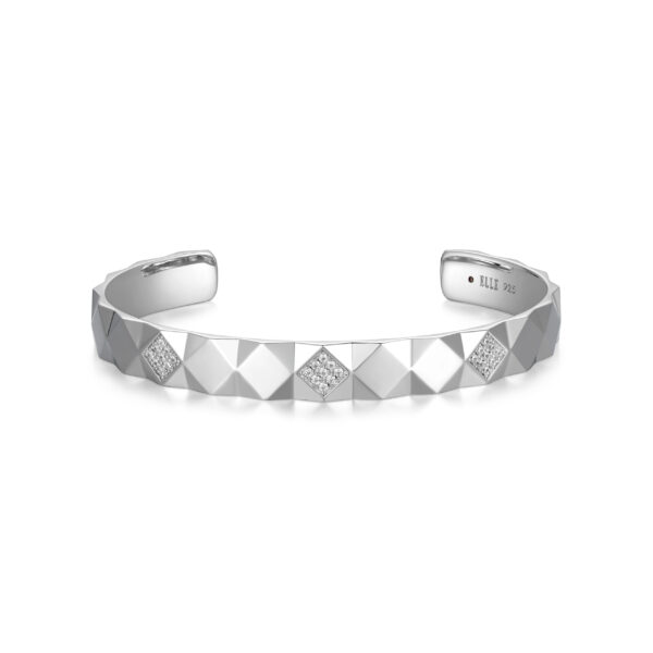 ELLE Silver Designer Bangle