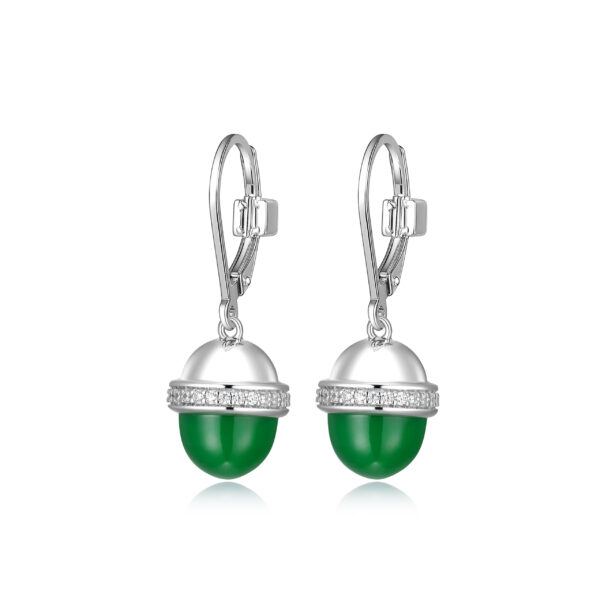 ELLE Green Agate Earrings
