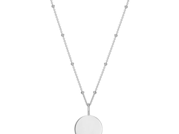 Reign Engravable Disc Necklace