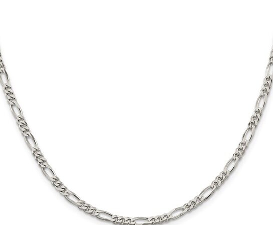 Sterling Silver Figaro Link Chain