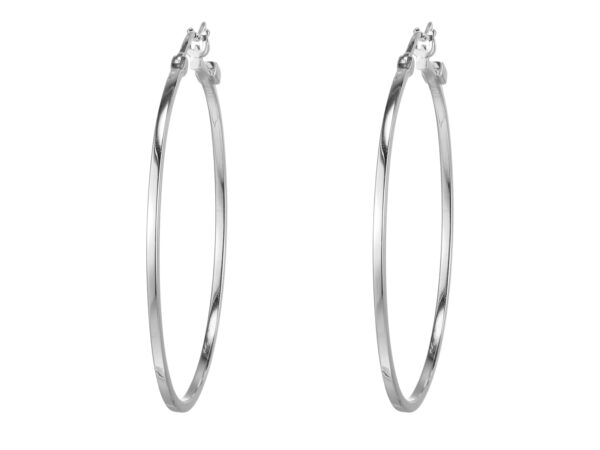 ELLE Sterling Silver Hoops