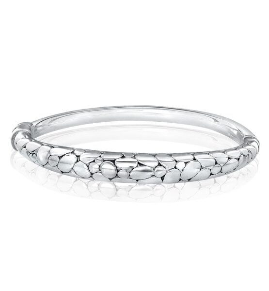 Sterling Silver Electroform Bangle