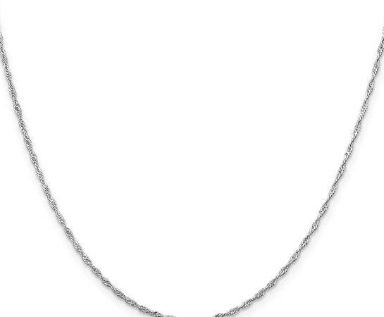 Sterling Silver Singapore Link Chain