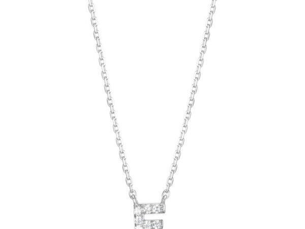 Silver Initial Necklace