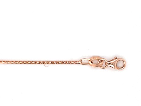 14K Rose Gold Franco Link Chain