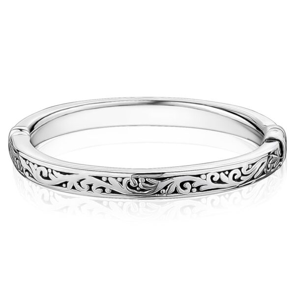 Sterling Silver Electroform Bangle
