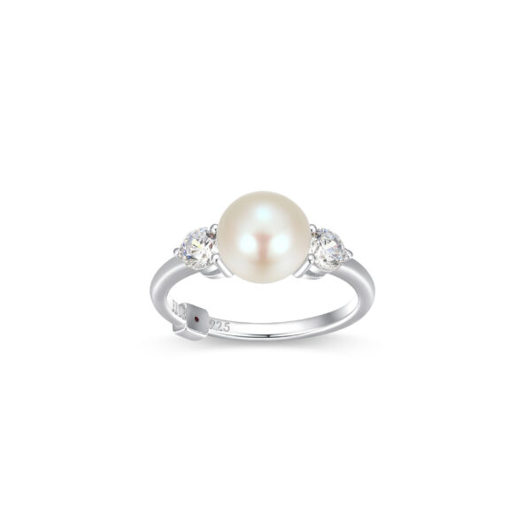 Sterling Silver ELLE Pearl Ring