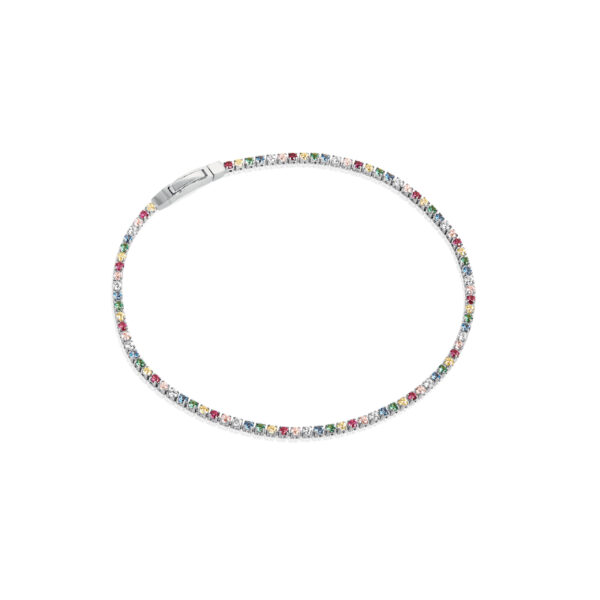Sif Jakobs Rainbow CZ tennis bracelet