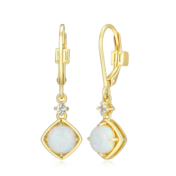 ELLE Lab Grown Opal Earrings