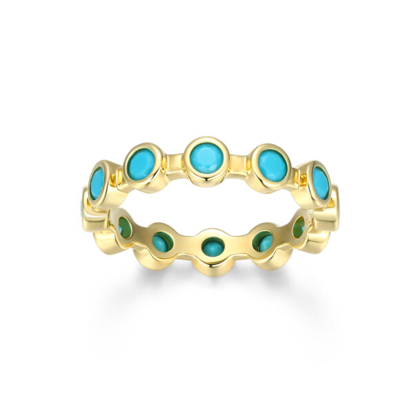 Gold Plated Silver REIGN Eternity Ring