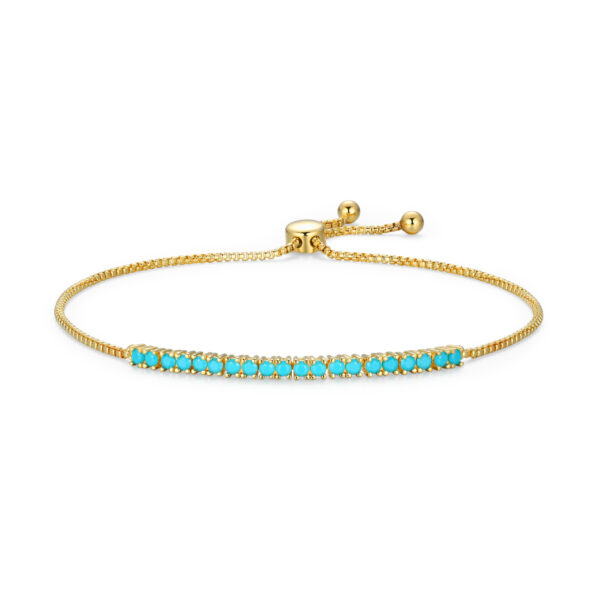 Gold Plated Silver REIGN Bolo Bracelet