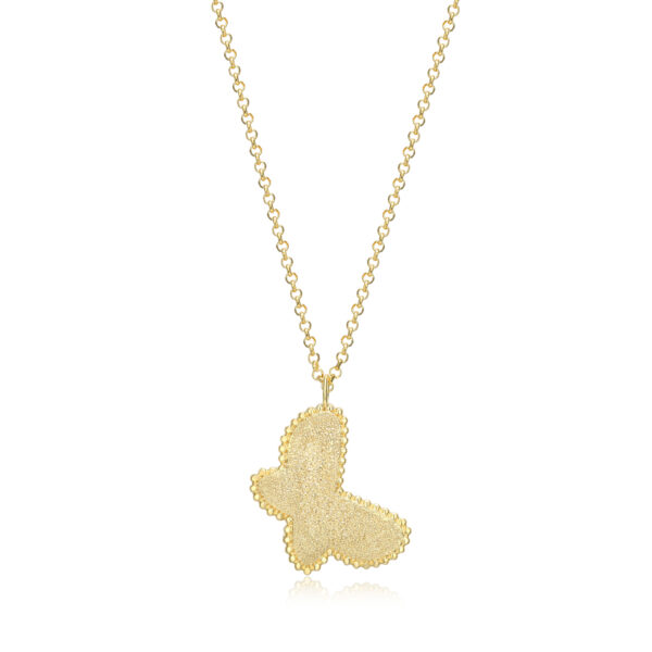 Reign 18K Gold Plated Butterfly Necklace