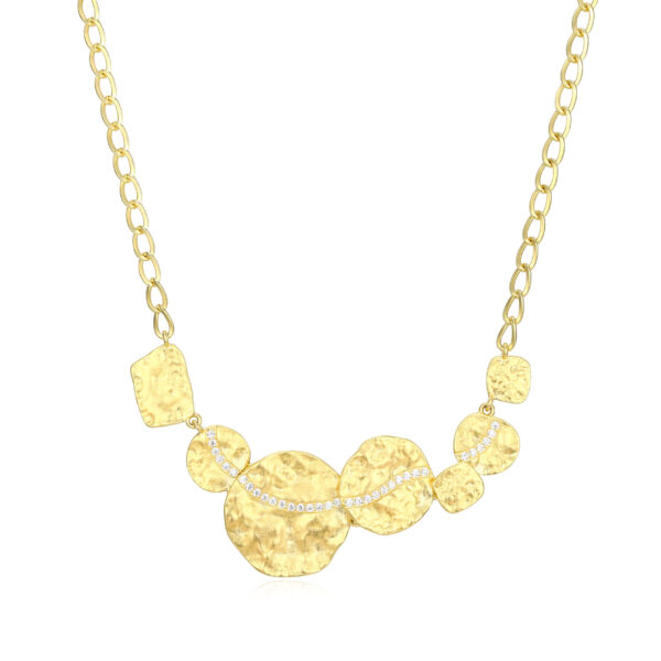 ELLE Gold Vermeil Matte Necklace