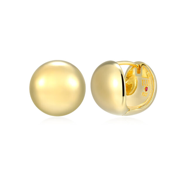 ELLE Half Sphere Huggie Earrings