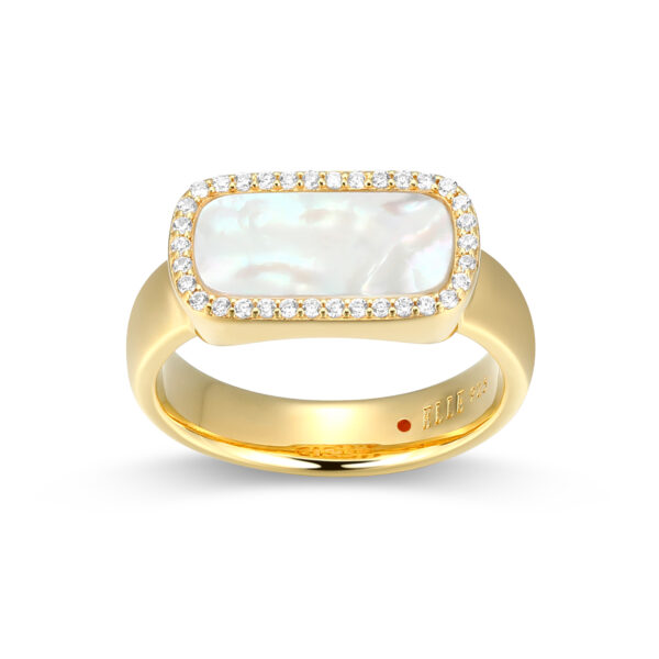 Mother of Pearl ELLE Ring