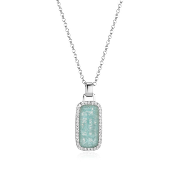 Sterling Silver ELLE Amazonite Necklace
