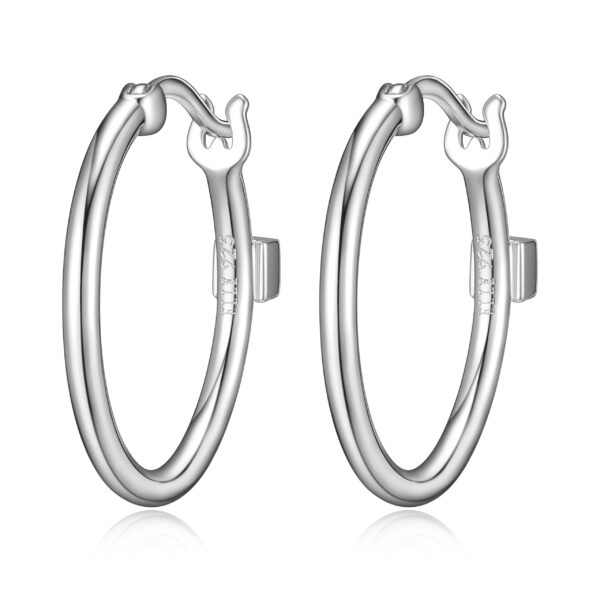 Sterling Silver ELLE Hoop Earrings