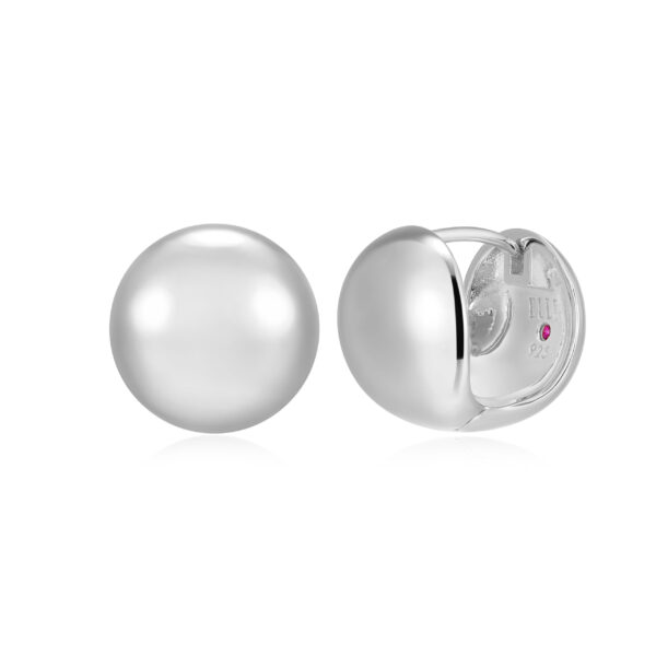 Sterling Silver ELLE Huggie Earrings