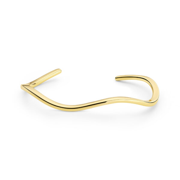 Sif Jakobs 18K Gold Plated Wave Cuff Bracelet