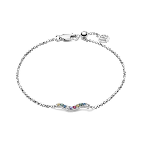 Sif Jakobs Rainbow CZ Wave Bracelet