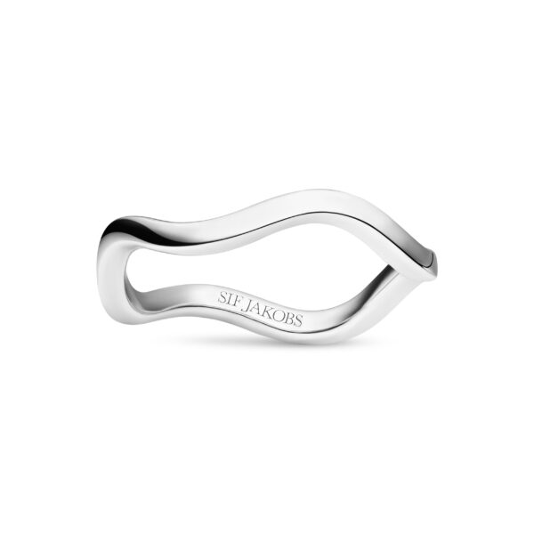 Sif Jakobs Silver Stackable Wave Ring