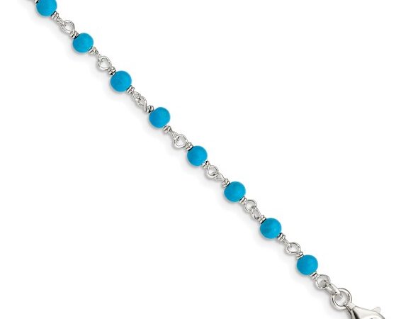 Sterling Silver Turquoise Bracelet