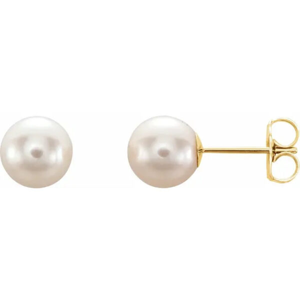 Freshwater Pearl Stud Earrings