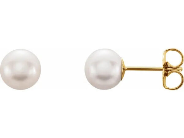 Freshwater Pearl Stud Earrings