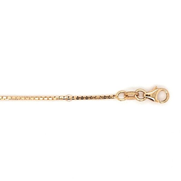 10K Gold 8 Sided Box Link Chain