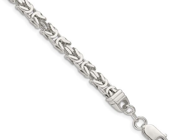 Sterling Silver Byzantine Bracelet
