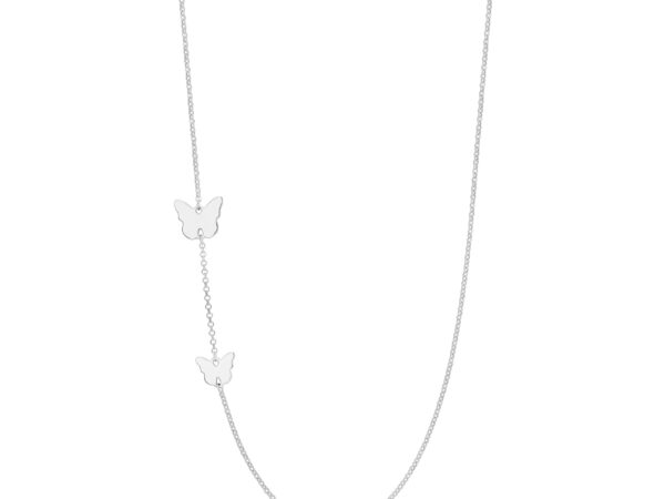 Reign Silver Butterfly Necklace