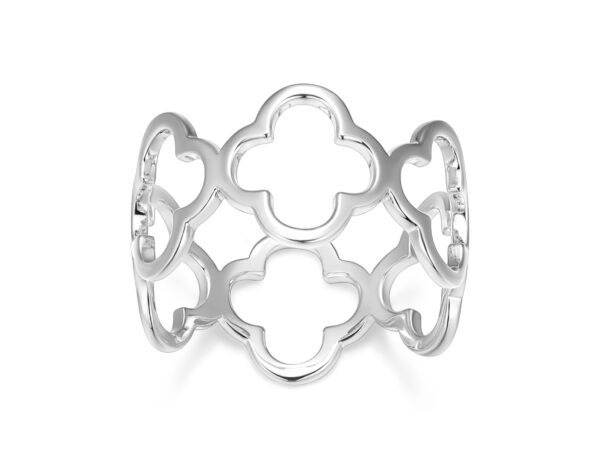 Reign Sterling Silver Clover Ring