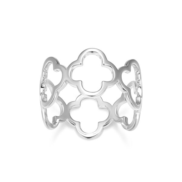 Reign Sterling Silver Clover Ring