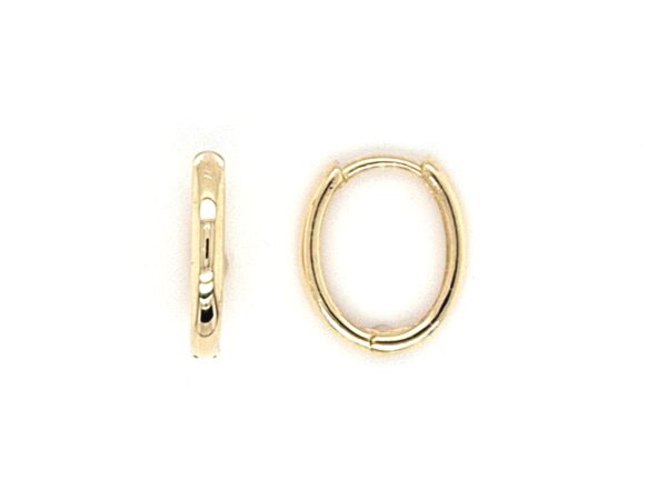 10K Gold Huggie Hoop Earrings