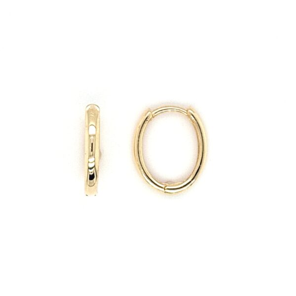 10K Gold Huggie Hoop Earrings