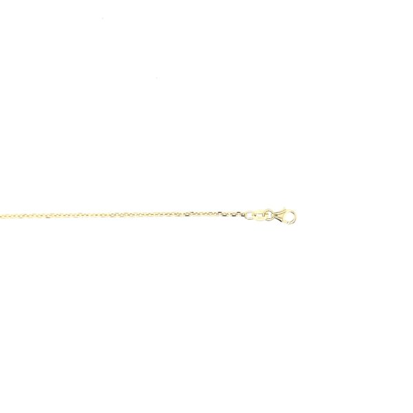 10K Gold Diamond Cut Rolo Link Chain