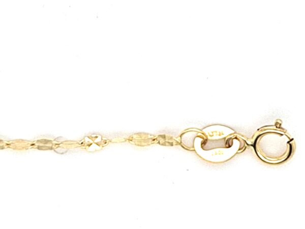 10K Gold Mirror Link Chain