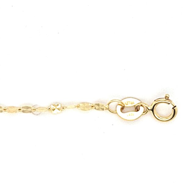 10K Gold Mirror Link Chain