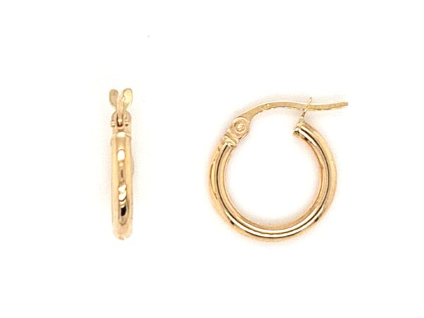 10K Gold Small Hoop Earrings