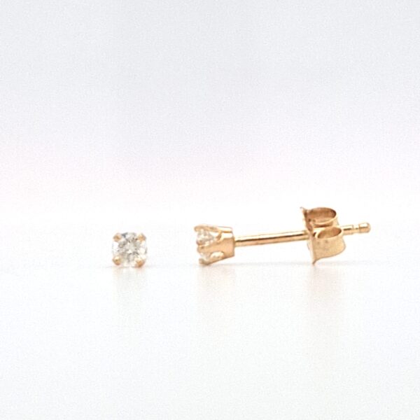 14K Diamond Stud Earrings