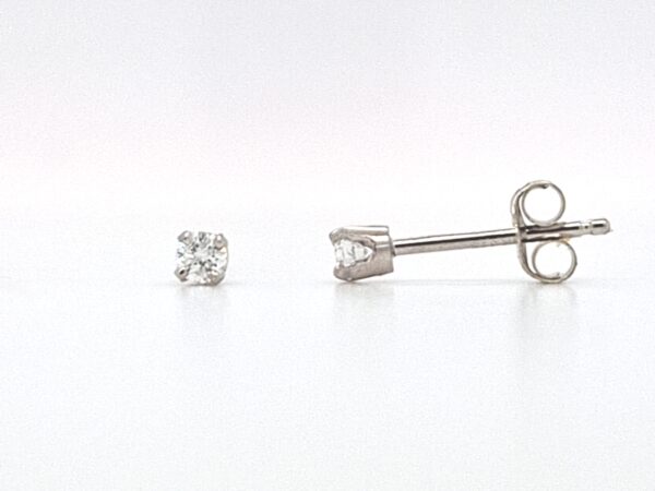 14K Diamond Stud Earrings