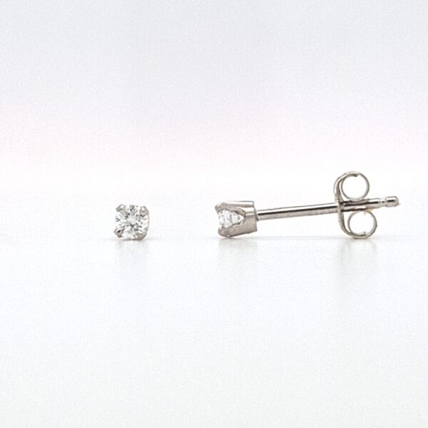 14K Diamond Stud Earrings
